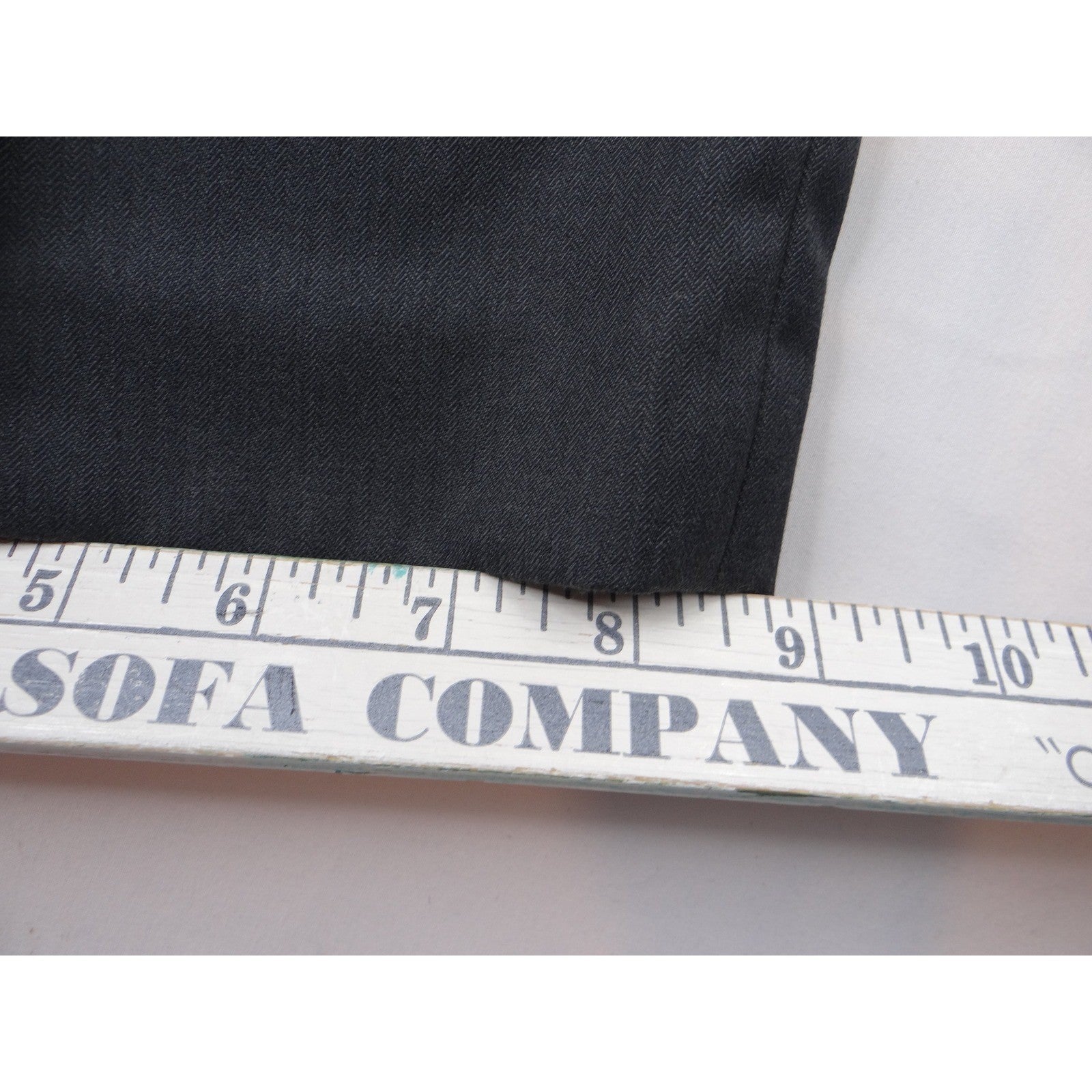Easy Portfolio Classic Fit Men's Charcoal Gray Dress Pants 33x30 Wool Blend